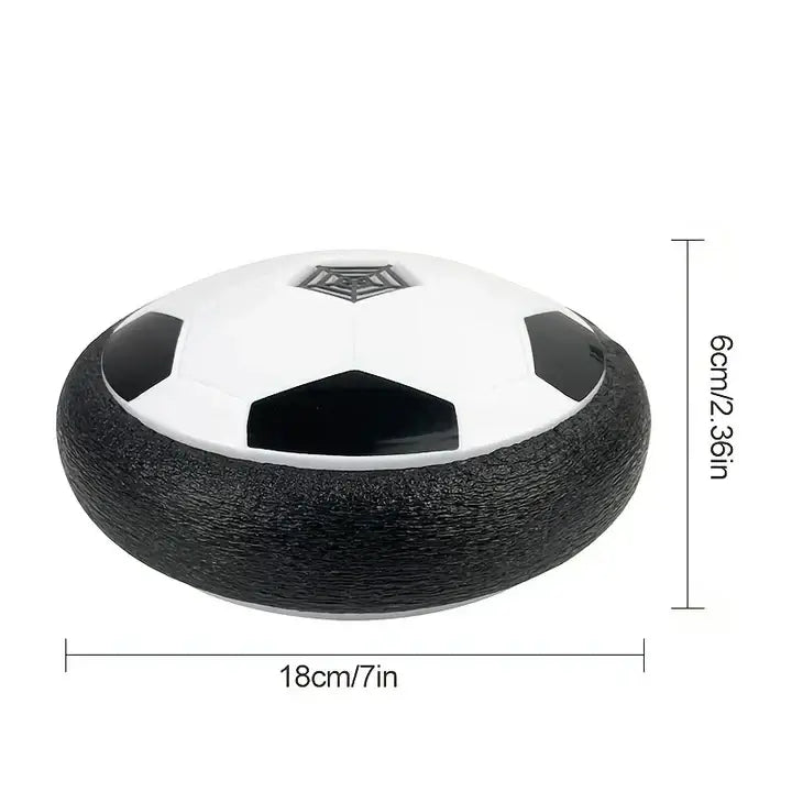 OrbitPlay™ uppblåsbar fotbollsleksak med en diameter på 18 cm och en höjd på 6 cm, perfekt för interaktiv lek.