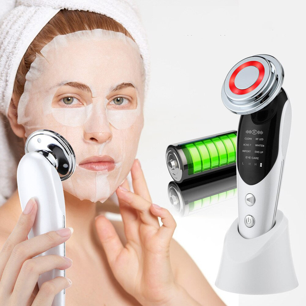 Anti-Aging Enhet – EMS & LED Ljusterapi för Ansiktslyft och Rynkreducering FyndOnline