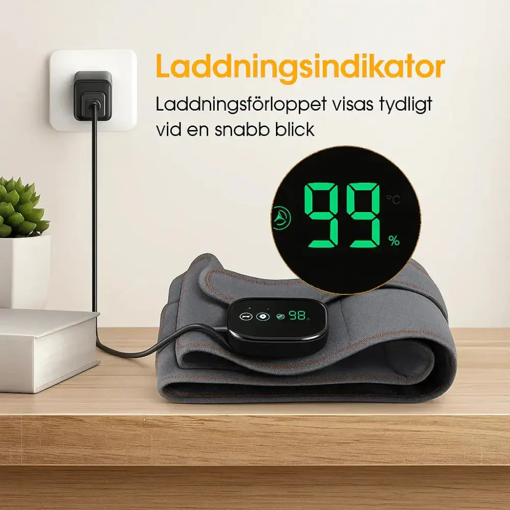 TheraBelt – Ryggbälte med värme rödljus IR/LED & massage FyndOnline