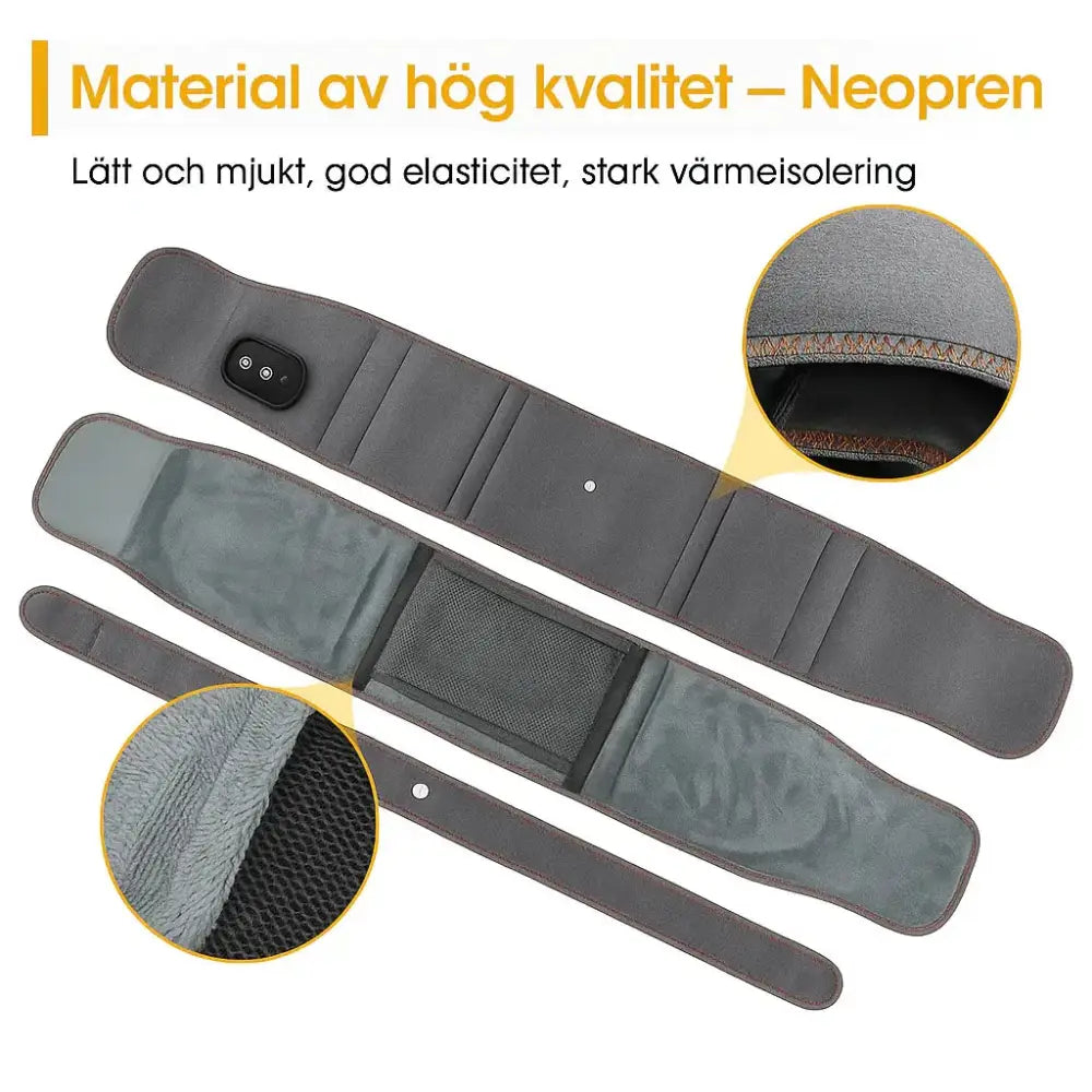 TheraBelt – Ryggbälte med värme rödljus IR/LED & massage FyndOnline